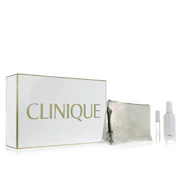 Clinique Aromatics in White zestaw Aromatics In White woda perfumowana spray (50 ml) + dezodorant w kulce (10 ml) + kosmetyczka
