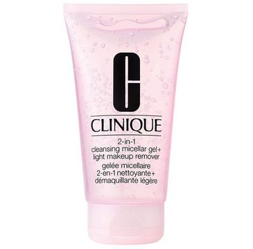 Clinique Cleansing Micellar Gel + Light Makeup Remover żel do demakijażu skóry (150 ml)