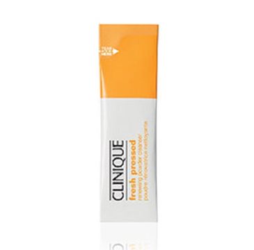 Clinique Fresh Pressed Renewing Powder Cleanser With Pure Vitamin C rozpuszczalny proszek do oczyszczania twarzy w saszetce (0.5 g)