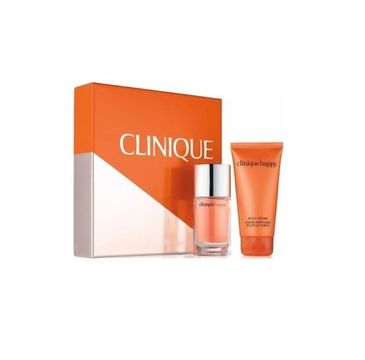 Clinique Happy Women zestaw woda perfumowana spray (30 ml) + krem do ciała (75 ml)