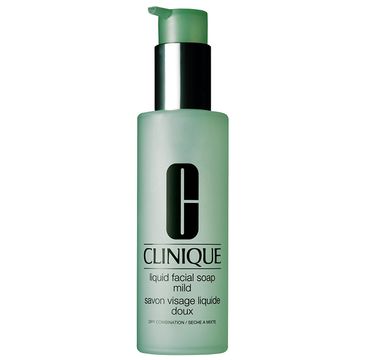 Clinique Liquid Facial Soap Mild mydło w płynie do twarzy do skóry suchej i mieszanej (200 ml)