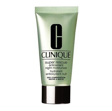 Clinique Super Rescue Antioxidant Night Moisturizer Normal/Dry Skin krem nawilżający o właściwościach przeciwutleniających (50 ml)