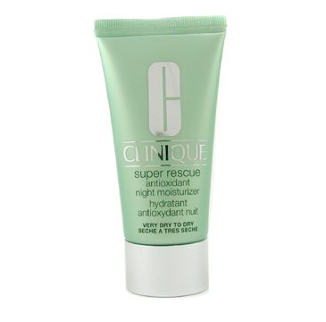 Clinique Super Rescue Antioxidant Night Moisturizer Very Dry Skin krem nawilżający o właściwościach przeciwutleniających (50 ml)