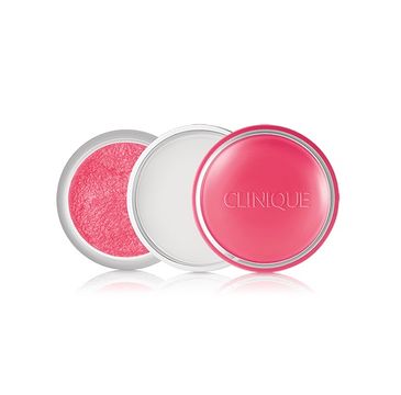 Clinique Sweet Pots Sugar Scrub & Lip Balm cukrowy peeling i balsam nawilżający 04 Sweet Rose (12 g)