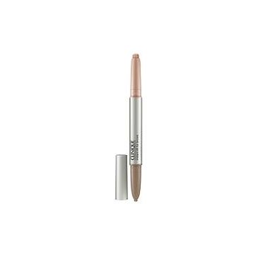 Clinique Virtual Brow Lift ołówek i rozświetlacz do brwi nr 02 Soft Brown (0.12 g/0.4 g)