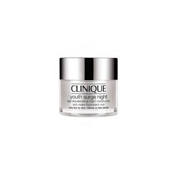 Clinique Youth Surge Night krem nawilżajacy na noc dla skóry bardzo suchej (50 ml)