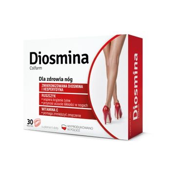 Colfarm Diosmina dla zdrowia nóg suplement diety 30 tabletek