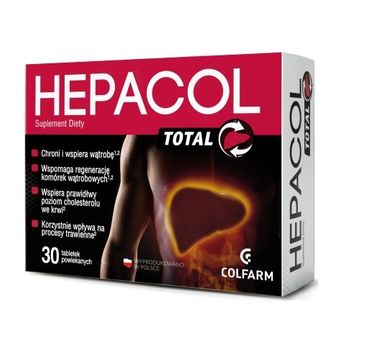 Colfarm Hepacol Total suplement diety 30 tabletek