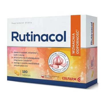 Colfarm Rutinacol wzmacnia odporność suplement diety 120 tabletek