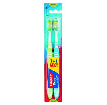 Colgate Duo Extra Clean szczoteczka średnia 1 op.- 2 szt.