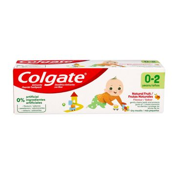 Colgate Pasta do zębów dla dzieci Naturalnie Owocowy Smak (0-2 lat) 50 ml