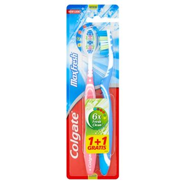 Colgate Szczoteczka do zębów DUO Max Fresh średnia 1 op. - 2 szt.