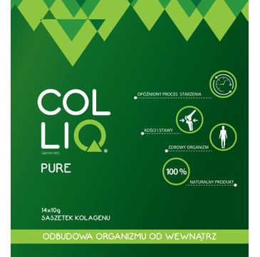 ColliQ Pure Kolagenowa odbudowa organizmu 14 saszetek