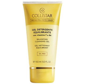 Collistar Balancing Cleansing Gel Równoważący żel oczyszczający beztłuszczowy do twarzy 150ml