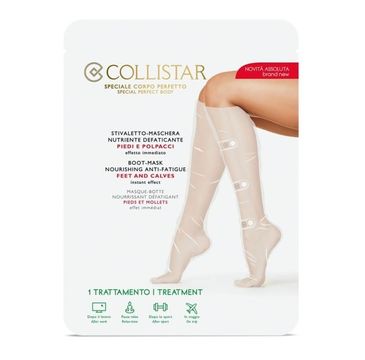 Collistar Boot-Mask Nourishing Anti-Fatigue Feet & Calves kompres na kostki stopy i łydki 2x20ml