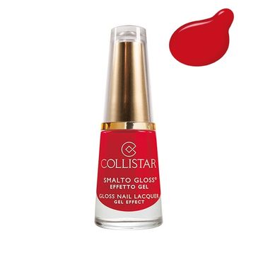 Collistar Gloss Nail Lacquer Gel Effect żelowy lakier do paznokci 580 Rosso Sofia 6ml