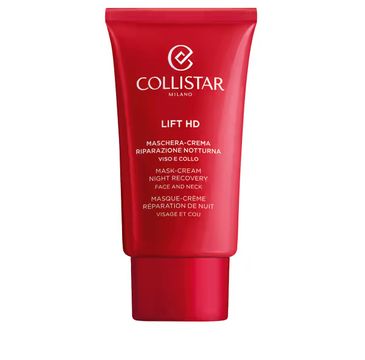 Collistar Lift HD Mask-Cream Night Recovery Face And Neck odżywczy krem maska na noc twarz i szyja (75 ml)