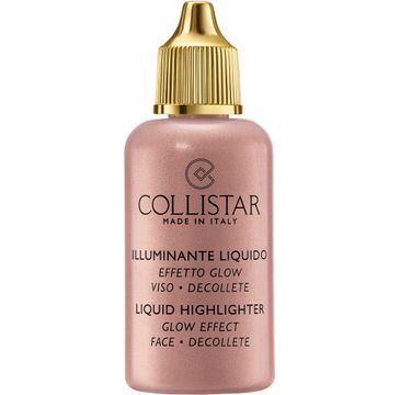 Collistar Liquid Highlighter Glow Effect rozświetlasz w płynie do twarzy i dekoltu 3 Bronze Pearl (18 ml)