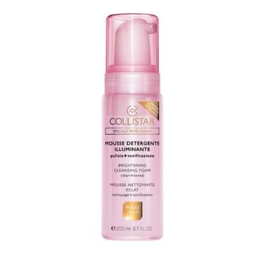 Collistar Mousse Detergente Brightening Cleansing Foam Rozświetlająca pianka do mycia twarzy 200ml