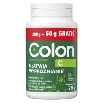 Colon C Ułatwia wypróżnianie suplement diety w proszku 250g