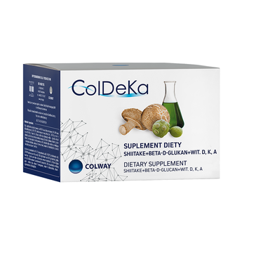 Colway ColDeKa olej z wątroby dorsza oraz witamina A. D i K suplement diety 60 kapsułek