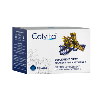 Colway Colvita naturalny kolagen z algami i witaminą E suplement diety 60 kapsułek