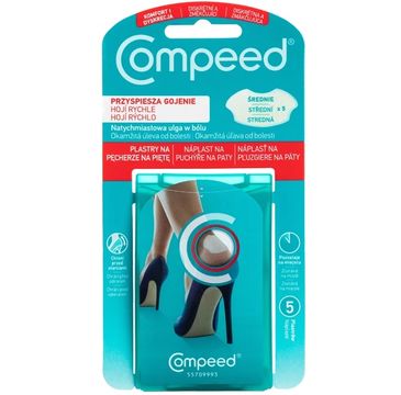 Compeed Plastry na pęcherze na piętę Średnie (5 szt.)