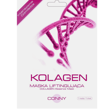 Conny Collagen Essence Mask wygładzenie i młody wygląd liftingująca maseczka w płachcie Kolagen 23g