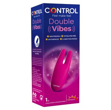Control Double Vibes dyskretny masażer dla kobiet z 5 trybami wibracji