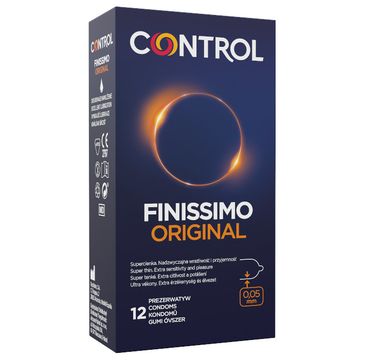 Control Finissimo Original bardzo cienkie prezerwatywy z naturalnego lateksu 12szt.