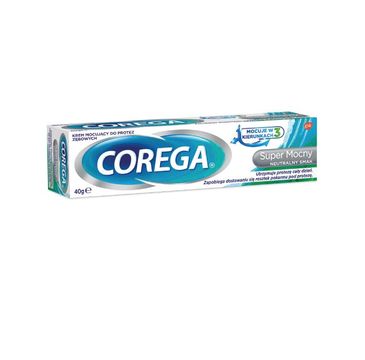 Corega krem mocujący do protez super mocny neutralny smak 40 g