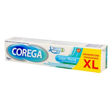 Corega Super Mocny krem mocujący do protez zębowych Delikatnie Miętowy 70g