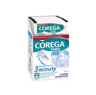 Corega Tabs tabletki czyszczące do protez 15x6 tabletek