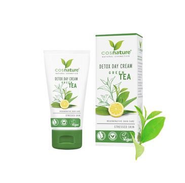 Cosnature Detox Day Cream naturalny krem do twarzy na dzień z zieloną herbatą (50 ml)