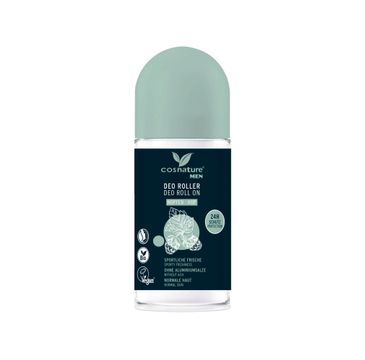 Cosnature Men 24h naturalny dezodorant roll-on z wyciągiem z szyszek chmielu (50 ml)