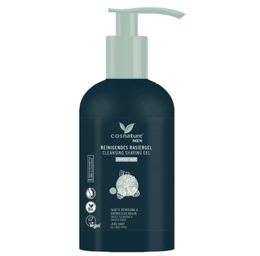 Cosnature Men naturalny oczyszczający żel do golenia z wyciągiem z szyszek chmielu (200 ml)