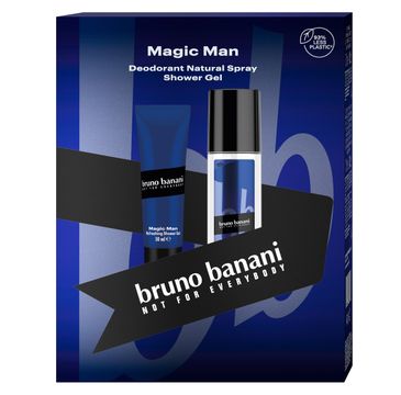 Bruno Banani Magic Man zestaw dezodorant w naturalnym sprayu (75 ml) + żel pod prysznic (50 ml)