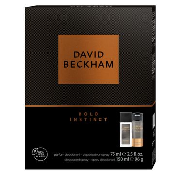 David Beckham Bold Instict Zestaw prezentowy dla mężczyzn perfumowany dezodorant 75 ml+dezodorant spray150ml (1 szt.)