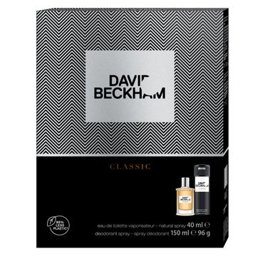 David Beckham Zestaw prezentowy Classic deo spray 150ml+woda toaletowa 40ml