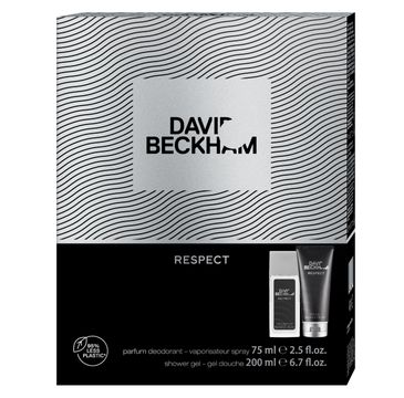 David Beckham Zestaw prezentowy Respect żel pod prysznic 200ml+deo naturalny spray 75ml