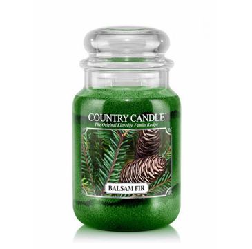 Country Candle duża świeca zapachowa z dwoma knotami - Balsam Fir (652 g)