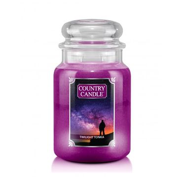 Country Candle duża świeca zapachowa z dwoma knotami - Twilight Tonka (680 g)