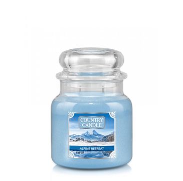 Country Candle średnia świeca zapachowa z dwoma knotami - Alpine Retreat (453 g)