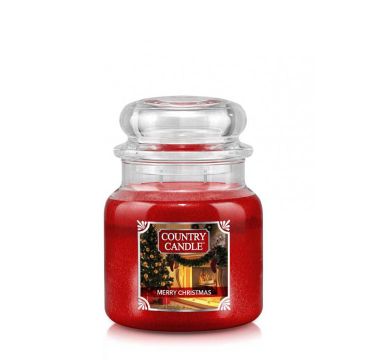 Country Candle średnia świeca zapachowa z dwoma knotami - Merry Christmas (453 g)