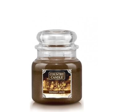 Country Candle średnia świeca zapachowa z dwoma knotami - Midnight Snow (453 g)