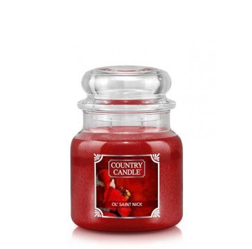 Country Candle średnia świeca zapachowa z dwoma knotami - Ol' Saint Nick (453 g)