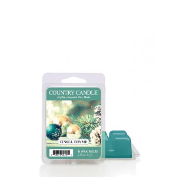 Country Candle Wax wosk zapachowy "potpourri" Tinsel Thyme (64 g)