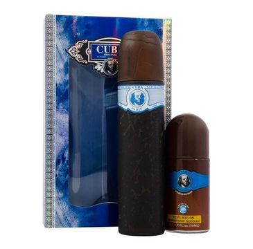 Cuba Original Cuba Blue zestaw prezentowy woda toaletowa spray 100 ml + dezodorant w kluce 50 ml