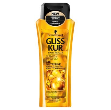 Gliss Kur Oil Nutritive Shampoo – odżywczy szampon do włosów (250 ml)