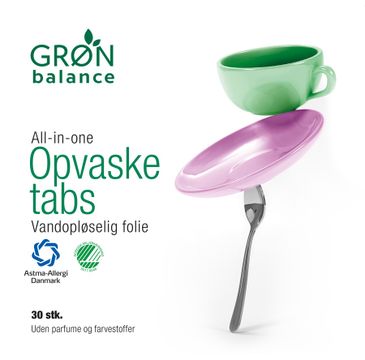 Gron Balance – Tabletki do zmywarek All-in-One Opvaske Tabs (30 szt.)